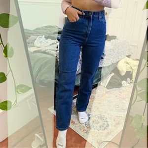 Vintage Route 66 straight leg denim